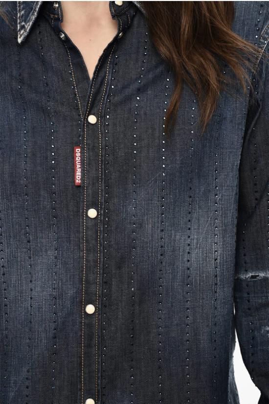  디스퀘어드2 데님 자켓 S75DL0834 S30341 470 Blue - DSQUARED2