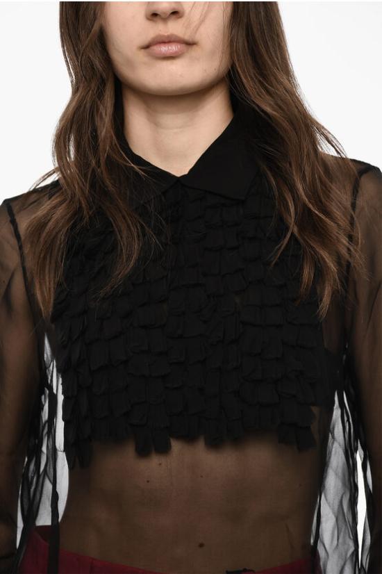  디스퀘어드2 블라우스 W1775DL0534 S43938 900 Black - DSQUARED2