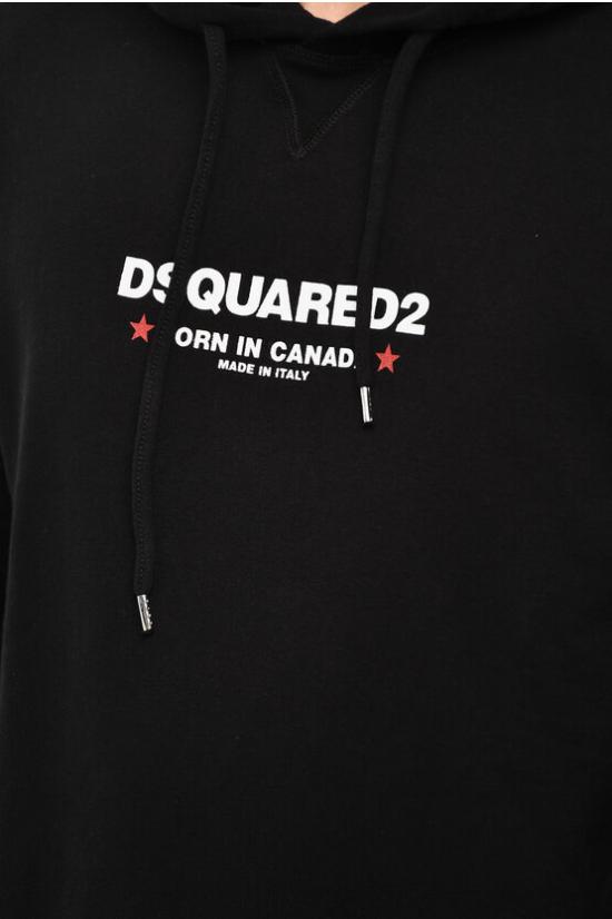  디스퀘어드2 후드 티셔츠 S71GU0662 S25551 900 Black - DSQUARED2