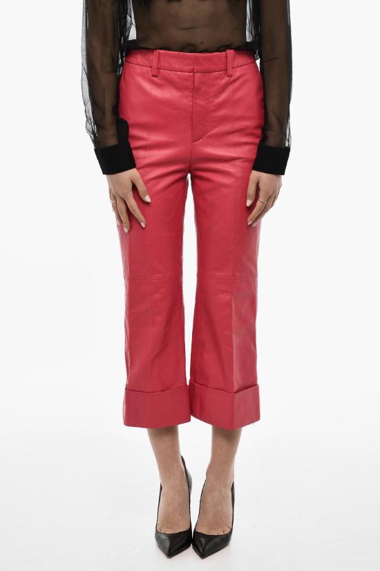  디스퀘어드2 가죽 팬츠 S75KB0273 SY1545 254 Red
