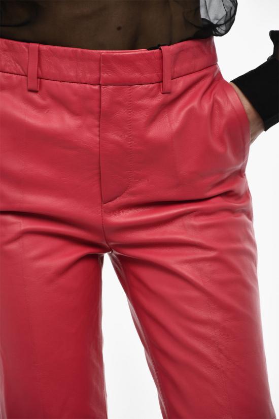  디스퀘어드2 가죽 팬츠 S75KB0273 SY1545 254 Red - DSQUARED2