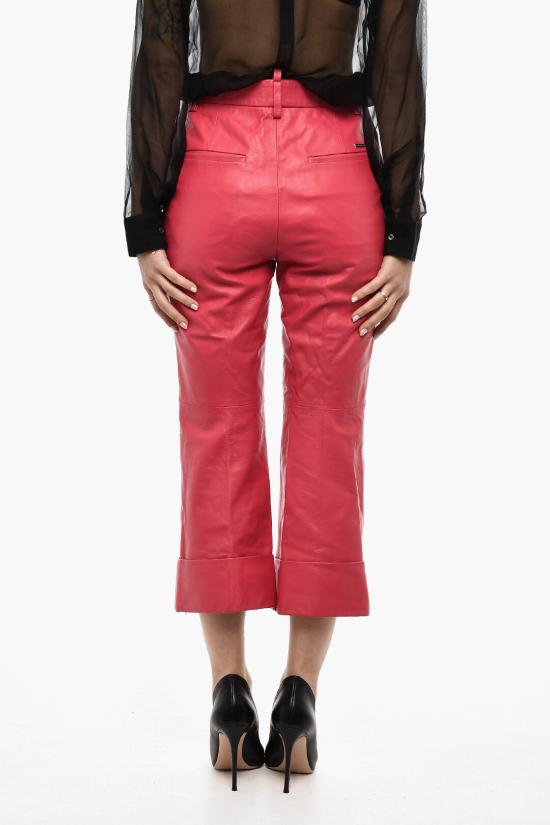  디스퀘어드2 가죽 팬츠 S75KB0273 SY1545 254 Red - DSQUARED2