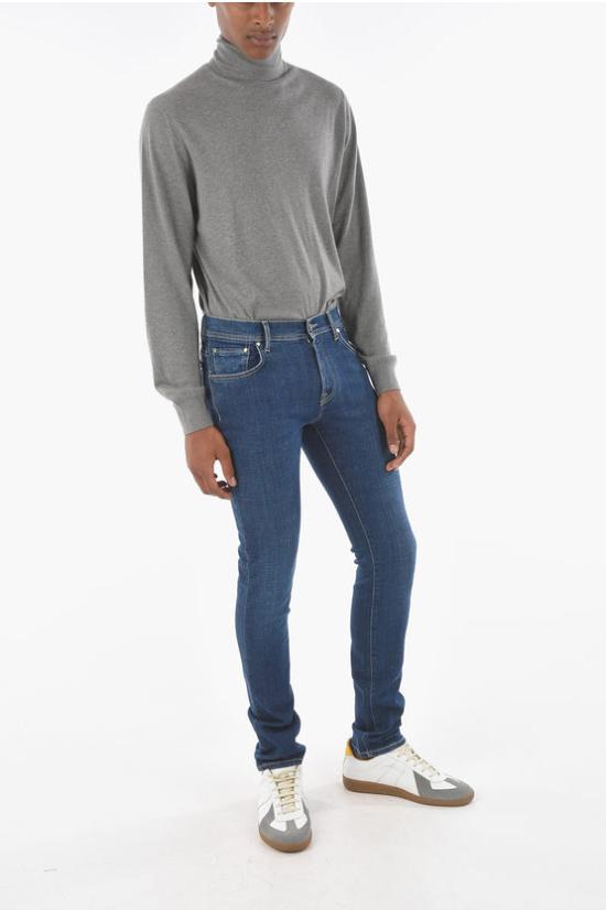  꼬르넬리아니 데님 팬츠 824JF2 8820159 001 Blue - CORNELIANI