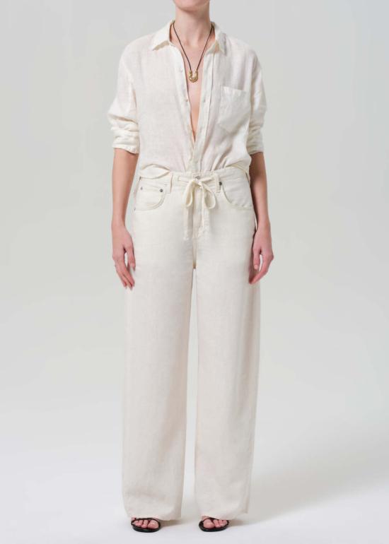  시티즌 오브 휴머니티 스트레이트 팬츠 인류의 시민 브린 트라우저 바닐라 - CITIZEN OF HUMANITY