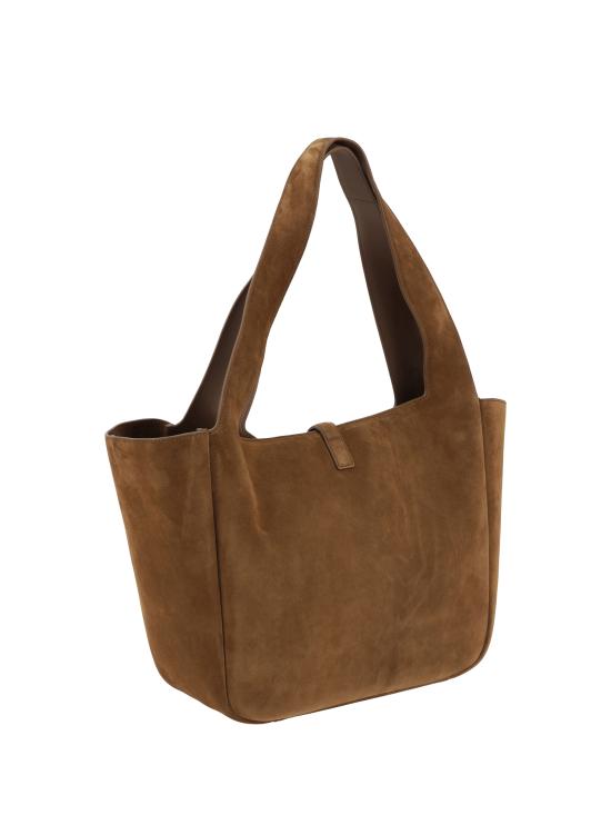 26SS 생로랑 LE 5 A 7 베아 스웨이드 토트백 763435008IW 2885 BROWN - SAINT LAURENT