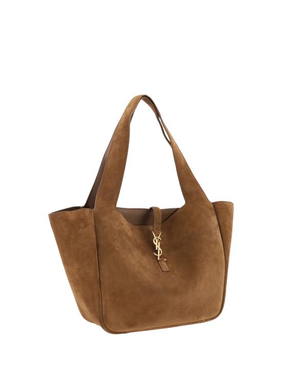 26SS 생로랑 LE 5 A 7 베아 스웨이드 토트백 763435008IW 2885 BROWN - SAINT LAURENT