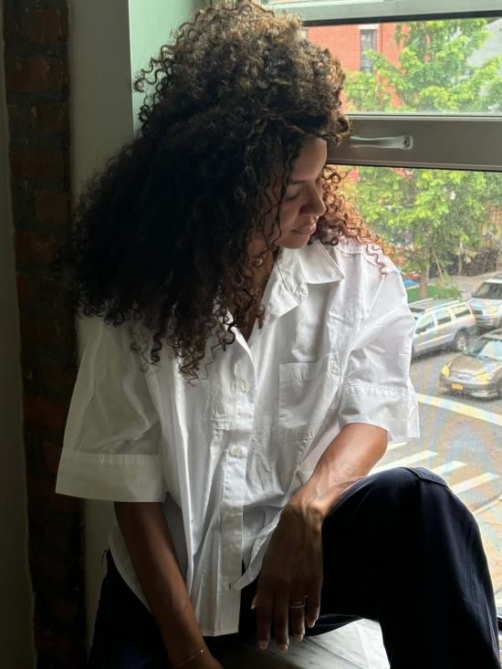  시티즌 오브 휴머니티 셔츠 Citizens Of Humanity Claire Origami 셔츠 Optic White - CITIZEN OF HUMANITY