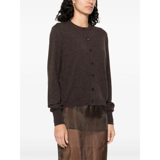 25FW 살바토레 페라가모 가디건 13H310 0786961 MARRO BROWN - SALVATORE FERRAGAMO