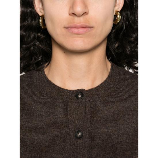 25FW 살바토레 페라가모 가디건 13H310 0786961 MARRO BROWN - SALVATORE FERRAGAMO