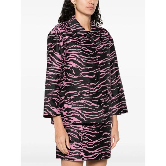 25FW 바움 운드 페르드가르텐 자켓 24311 C2181 BLACK PINK - BAUM UND PFERDGARTEN