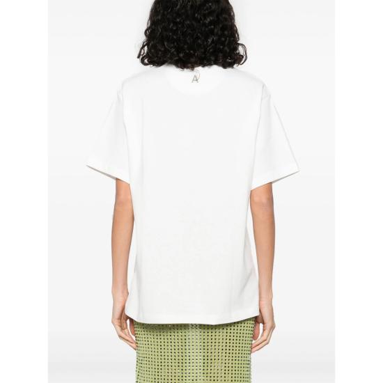 25FW 알레메 반팔 티셔츠 5477T CREAM WHITE - ALEMAIS