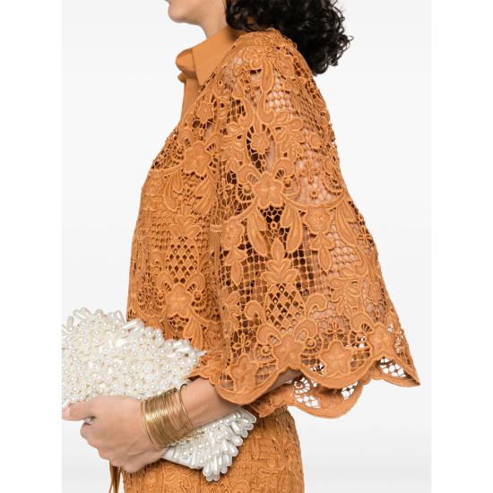 25FW 짐머만 셔츠 4483TSS254 BISCU BROWN - ZIMMERMANN