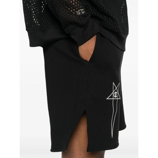 25SS 릭오웬스 x 챔피온 숏팬츠 CM01E1683 CHFE 09 BLACK - RICK OWENS X CHAMPIONS