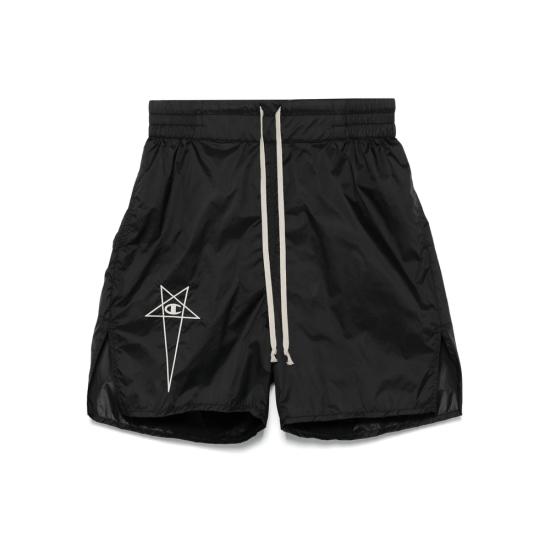 25SS 릭오웬스 x 챔피온 숏팬츠 CM01E1681 CHNY 09 BLACK