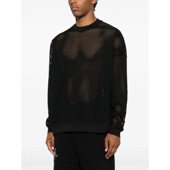 25SS 릭오웬스 x 챔피온 긴팔 티셔츠 CM01E1670 CHONET 09 BLACK - RICK OWENS X CHAMPIONS