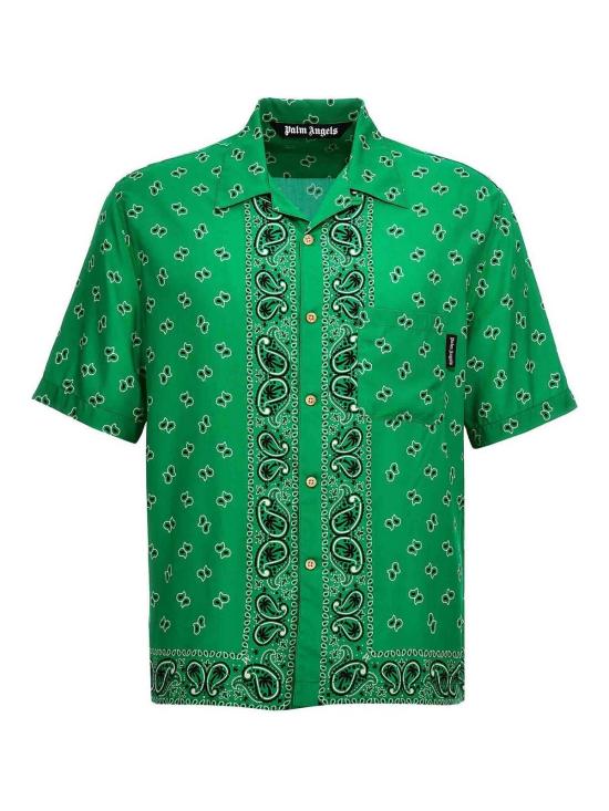 팜앤젤스 반팔 셔츠 PMGG005S24FAB0065555 Green