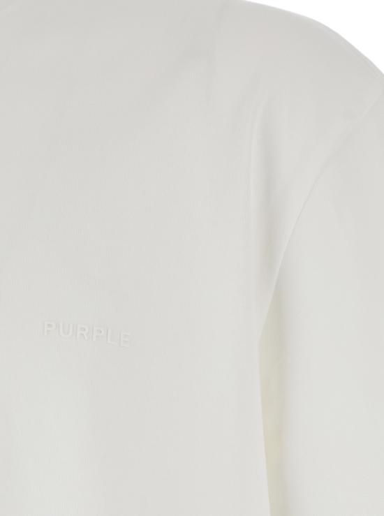 25FW 퍼플 브랜드 반팔 티셔츠 P117HJCM724 White - PURPLE BRAND