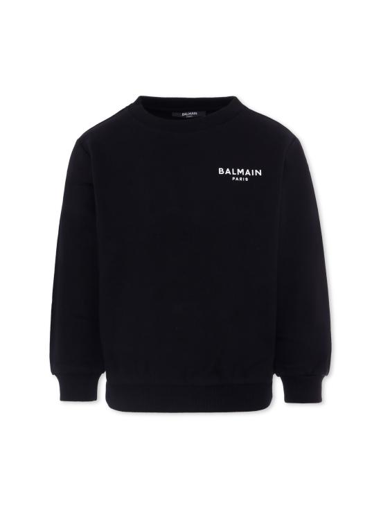 25FW [키즈] 발망 니트/스웻셔츠 BX4P30 Z3183 930BC BLACK