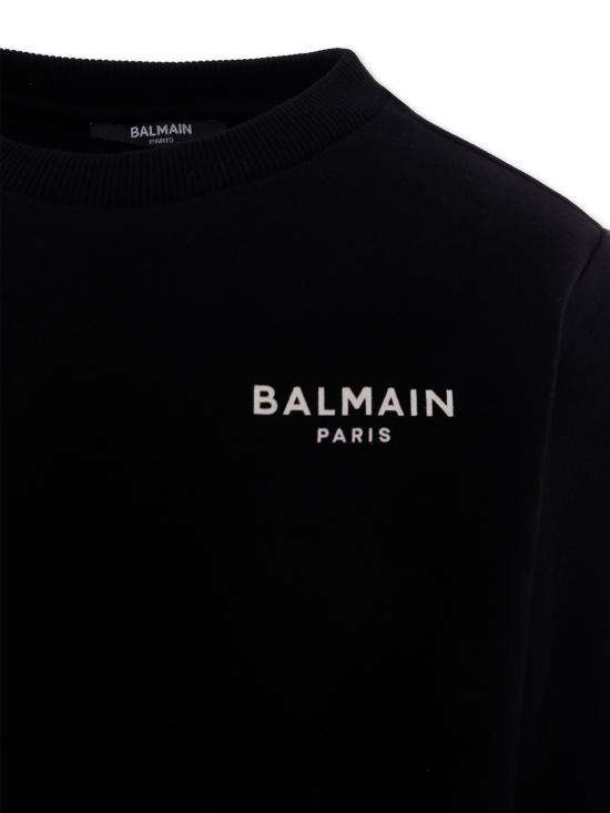 25FW [키즈] 발망 니트/스웻셔츠 BX4P30 Z3183 930BC BLACK - BALMAIN
