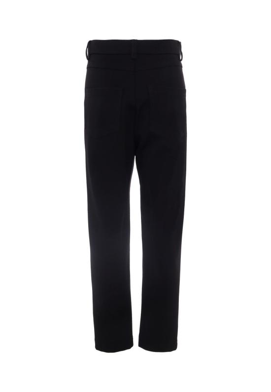 25FW [키즈] 발망 스트레이트 팬츠 BX6Q80 J0371 930OR BLACK - BALMAIN