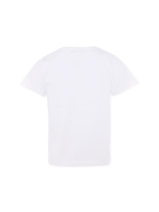 25FW [키즈] 발망 티셔츠 BX8A71 Z3186 100MC WHITE - BALMAIN