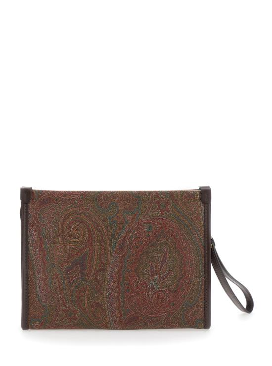 25FW 에트로 클러치/파우치 WP2C0007AA001M0019 Brown - ETRO