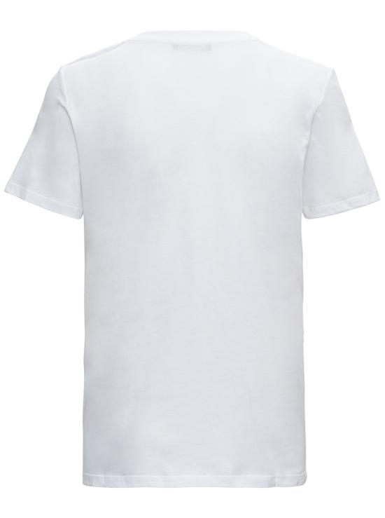 25FW 발망 반팔 티셔츠 BF1EF005BB02GAB White - BALMAIN