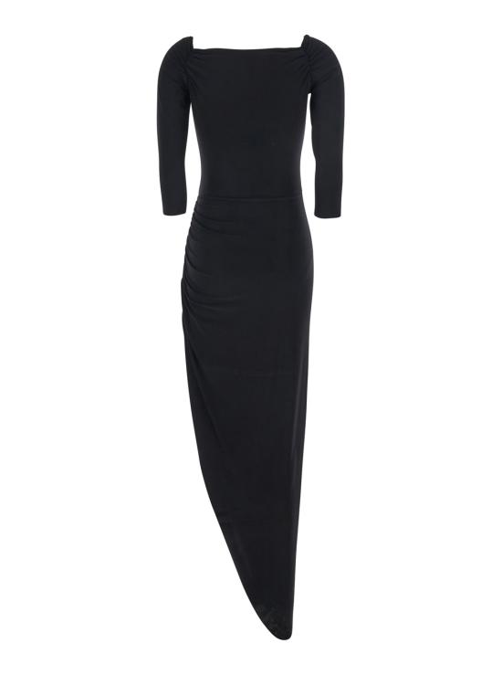 25FW 노마카말리 롱 원피스 KK4243PLG98001 Black - NORMA KAMALI