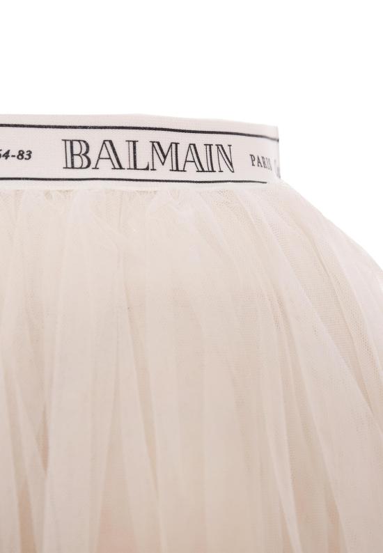 25FW [키즈] 발망 스커트 BX7A41 T0002 109NE BEIGE - BALMAIN