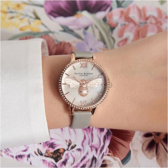  OLIVIA BURTON 손목시계 OB16BB17 GREY ROSE GOLD SPARKLE - OTHER BRANDS