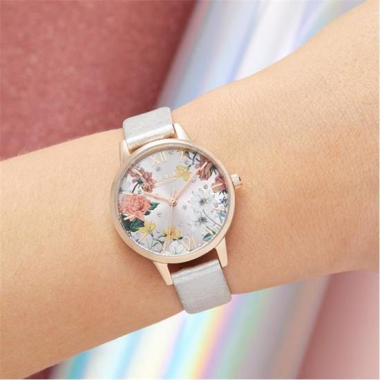 OLIVIA BURTON 손목시계 OB16BF29 GREY GREY SPARKLE FLORAL SHIMMER - OTHER BRANDS