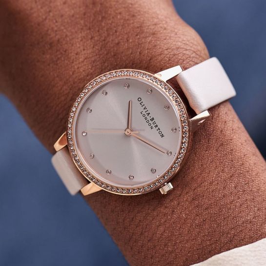  OLIVIA BURTON 손목시계 OB16DE13 BLUSH SUNRAY SPARKLE White - OTHER BRANDS