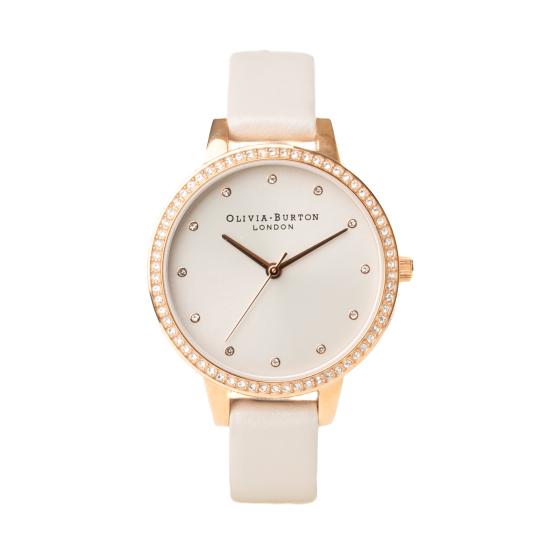  OLIVIA BURTON 손목시계 OB16DE13 BLUSH SUNRAY SPARKLE White