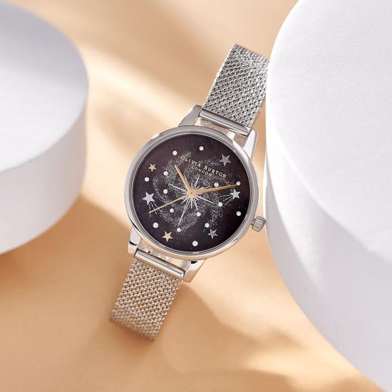  OLIVIA BURTON 손목시계 OB16GD85 STARBUST SILVER - OTHER BRANDS