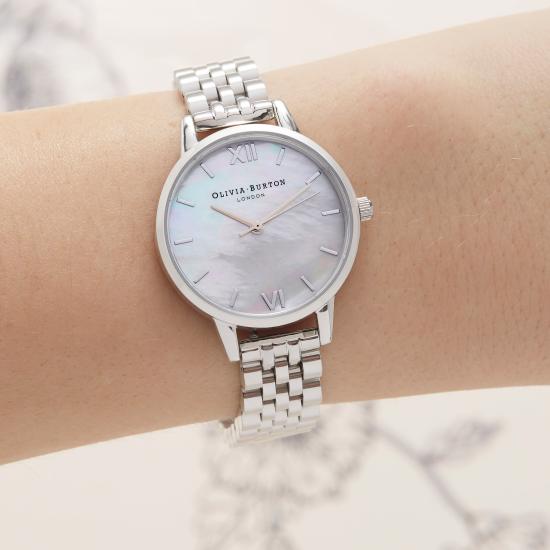  OLIVIA BURTON 손목시계 OB16MOP02 SILVER SILVER MOTHER OF PEARL DIAL - OTHER BRANDS