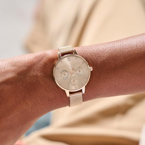  OLIVIA BURTON 손목시계 24000008 SILVER MESH Golden - OTHER BRANDS