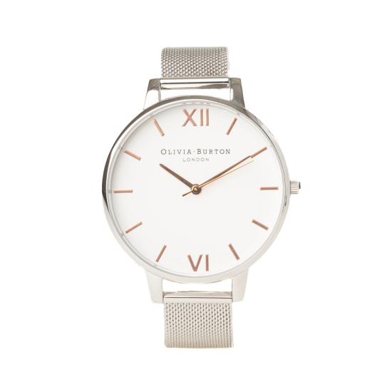  OLIVIA BURTON 손목시계 OB16BD97 SILVER MESH