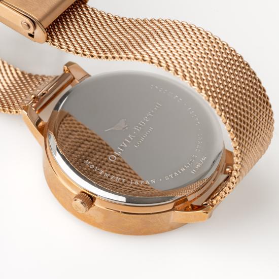  OLIVIA BURTON 손목시계 OB16FB10 ROSE GOLD MESH GREY DIAL - OTHER BRANDS