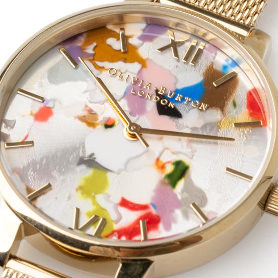  OLIVIA BURTON 손목시계 OBGSET153 PALE GOLD MESH - OTHER BRANDS