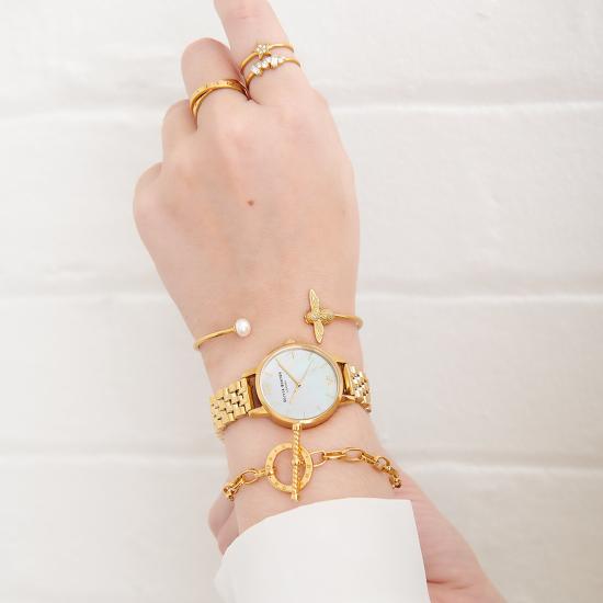  OLIVIA BURTON 손목시계 OB16MOP01 GOLD GOLD MOTHER OF PEARL DIAL - OTHER BRANDS
