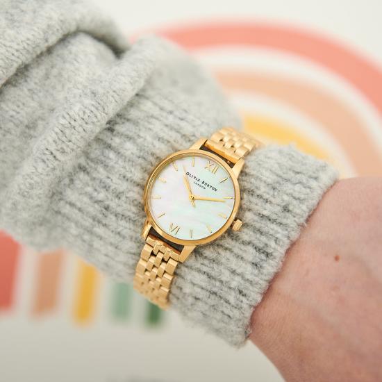  OLIVIA BURTON 손목시계 OB16MOP01 GOLD GOLD MOTHER OF PEARL DIAL - OTHER BRANDS