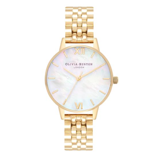  OLIVIA BURTON 손목시계 OB16MOP01 GOLD GOLD MOTHER OF PEARL DIAL