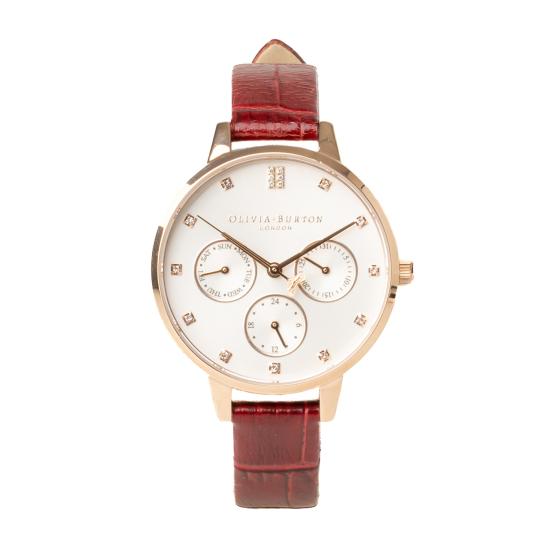 OLIVIA BURTON 손목시계 24000009 BROWN SILVER Purple
