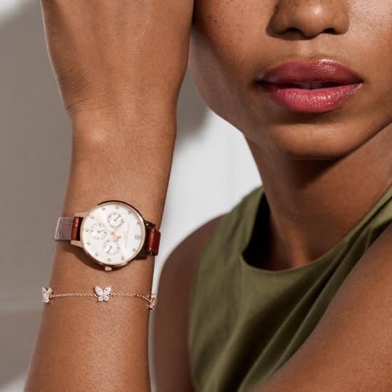  OLIVIA BURTON 손목시계 24000009 BROWN SILVER Purple - OTHER BRANDS