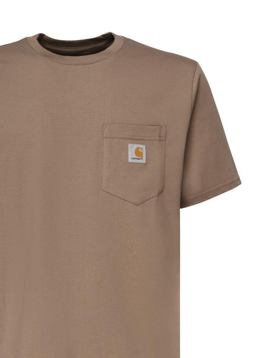 25FW 칼하트 WIP 반팔 티셔츠 I030434 1YJXX Beige - CARHARTT WIP