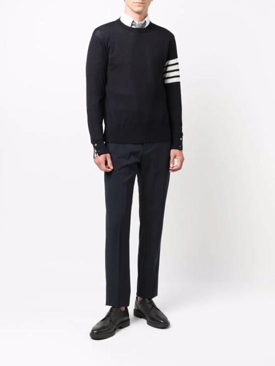 25FW 톰브라운 스웨터 MKA002AY1014 415 NAVY - THOM BROWNE