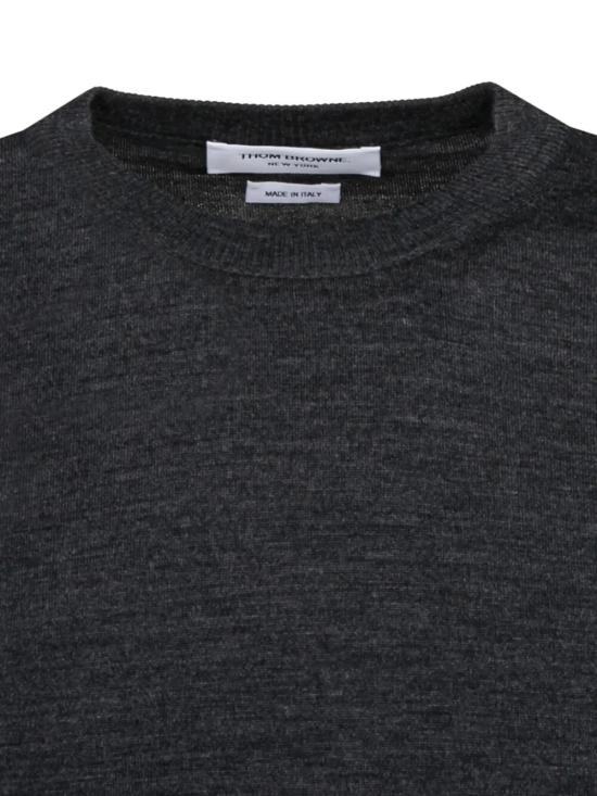25FW 톰브라운 스웨터 MKA002AY1014 022 DARK GREY - THOM BROWNE