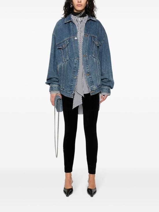 24FW 발렌시아가 레깅스 773700 TPVQ71000 Black - BALENCIAGA