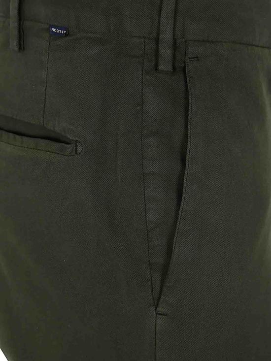  인코텍스 스트레이트 팬츠 1W08514055C737 Green - INCOTEX