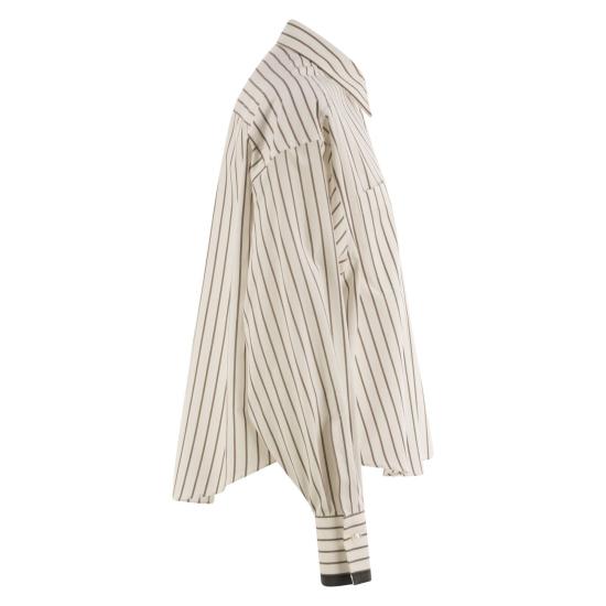 25SS 브루넬로 쿠치넬리 블라우스/셔츠 MA783RD606 WHITE - BRUNELLO CUCINELLI